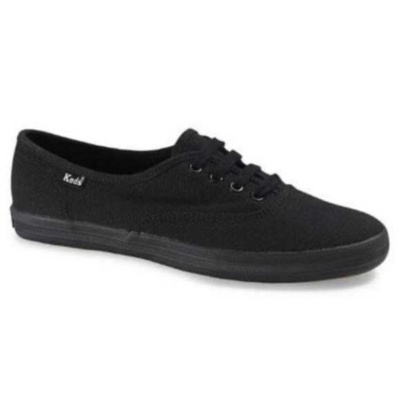 Keds Shoes - Keds Champion Black Canvas Shoes Womens Size 7 Low Sneakers WF24700 Minimalist